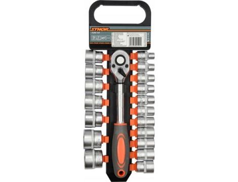 STHOR ZESTAW KLUCZY   1/2"  19el