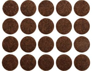 VOREL PODKŁADKI FILCOWE 20mm BRĄZ...