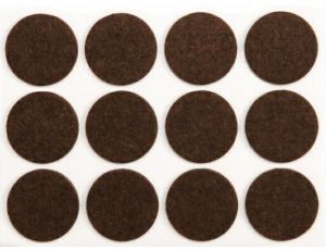 VOREL PODKŁADKI FILCOWE 28mm BRĄZ...
