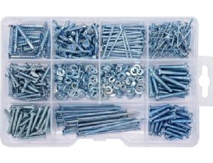 VOREL ZESTAW WKRĘTÓW I GWOŹDZI 580szt.