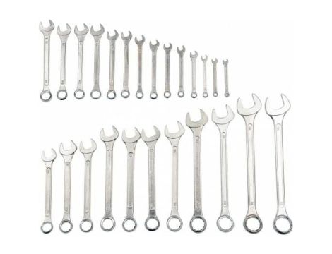 VOREL KLUCZE PŁASKO - OCZKOWE KOMPLET 25szt (6-32mm)