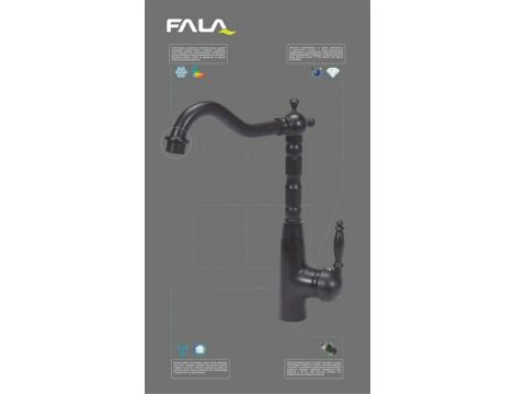 FALA BATERIA ZLEWOZMYWAKOWA RETRO BLACK 1 - 3