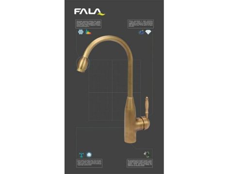 FALA BATERIA ZLEWOZMYWAKOWA RETRO BRONZE 1 - 2