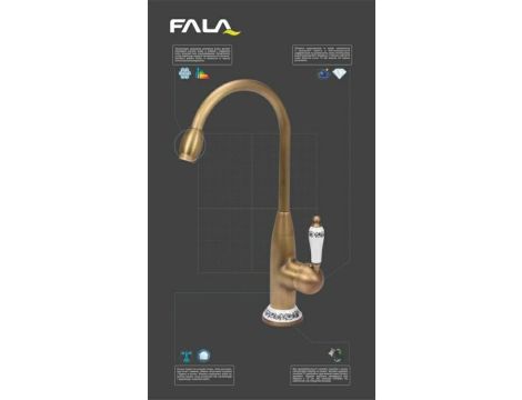 FALA BATERIA ZLEWOZMYWAKOWA RETRO BRONZE 2 - 2