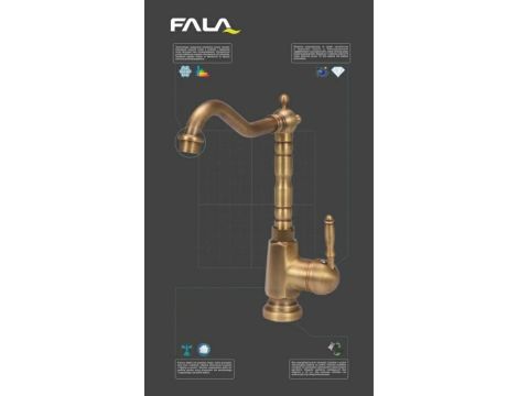 FALA BATERIA ZLEWOZMYWAKOWA RETRO BRONZE 3 - 2