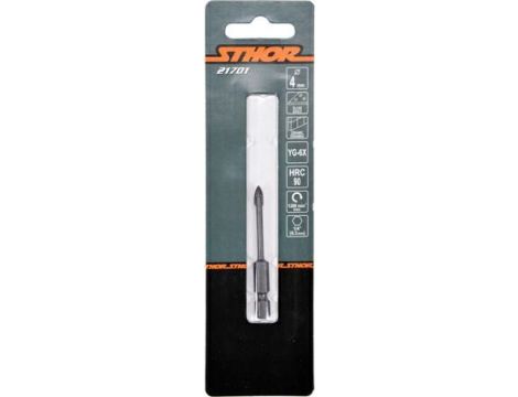 STHOR WIERTŁO DO SZKŁA I CERAMIKI  4mm HEX