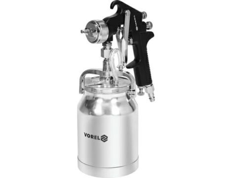 VOREL PISTOLET LAKIERNICZY HVLP 1000ml Z DOLNY ZBIORNIKIEM   80901