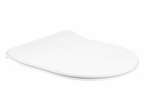 FALA DESKA WC SUPER SLIM Z DUROPLASTU WOLNOOPADAJĄCA Z WYPINANNIEM JEDNYM PRZYCISKIEM