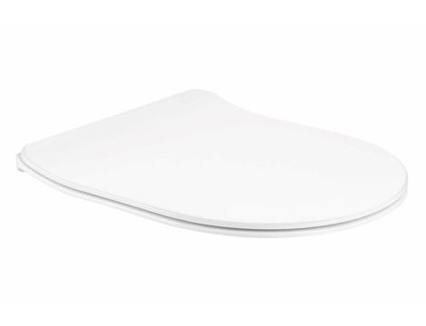 FALA DESKA WC SUPER SLIM Z DUROPLASTU WOLNOOPADAJĄCA Z WYPINANNIEM JEDNYM PRZYCISKIEM