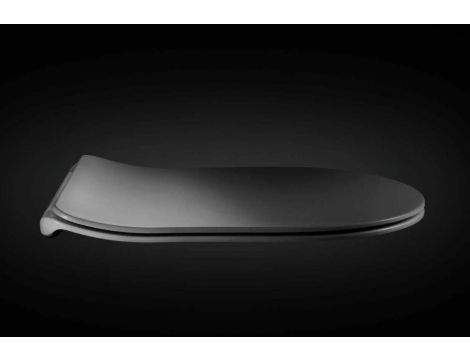 FALA DESKA WC SUPER SLIM Z DUROPLASTU WOLNOOPADAJĄCA Z WYPINANNIEM JEDNYM PRZYCISKIEM - 5