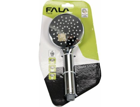 FALA SŁUCHAWKA PRYSZNICOWA SILVER MOON 100mm  3-FUNKCYJNA