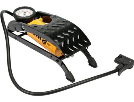 VOREL POMPKA NOŻNA Z MANOMETREM 7 BAR