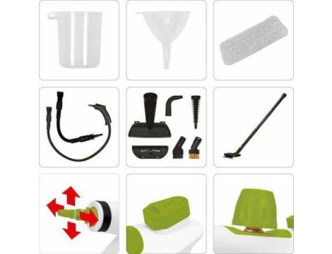 LUND MYJKA PAROWA 900-1050W, 17 AKCESORIÓW - 2