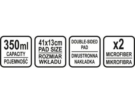 LUND MOP ZE SPRYSKIWACZEM DWUSTRONNY 2 x MIKROFIBRA - 3