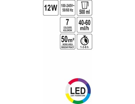 LUND NAWILŻACZ POWIETRZA DYFUZOR ZAPACHU 500ml  CIEMNE DREWNO Z PILOTEM - 5