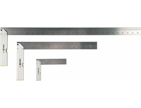 VOREL KĄTOWNIK METALOWY ZE STOPKĄ I LIBELKĄ KPL.3szt.