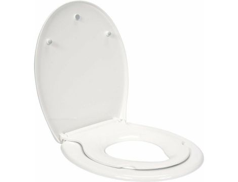 FALA DESKA WC WOLNOOPADAJĄCA Z NAKŁADKĄ DLA DZIECI 2w1, WYPINANA PP-O - 2