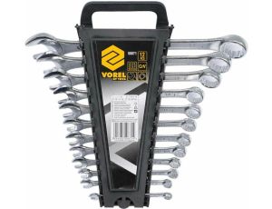 VOREL KLUCZE PŁASKO - OCZKOWE KOMPLET  12szt (6-22mm) CV   50871