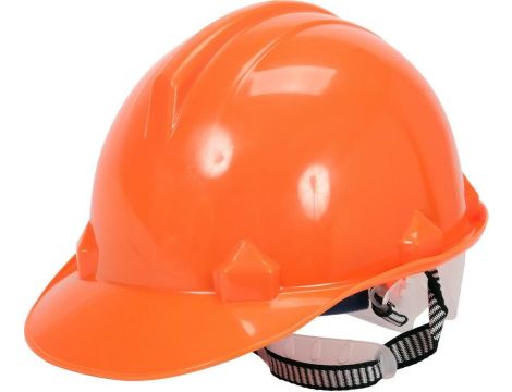 VOREL KASK OCHRONNY POMARAŃCZOWY HDPE