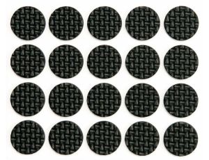 VOREL PODKŁADKI ANTYPOŚLIZGOWE 20mm CZARNE