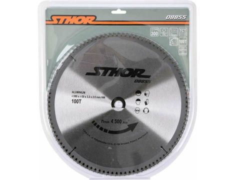 STHOR PIŁA TARCZOWA DO ALUMINIUM 300x30mm 100-ZĘBÓW