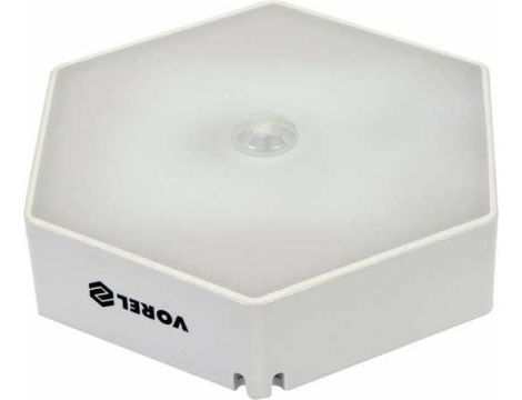 VOREL LAMPKA NOCNA 50 lm CZUJNIK RUCHU ZMIERZCHU 3AAA