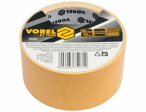 VOREL TAŚMA DWUSTRONNA DO WYKŁADZIN 50mm*10m