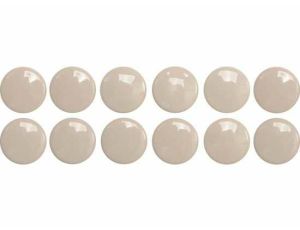 VOREL PODKŁADKI PIANKA PLASTIK 18MM BIAŁE 12szt