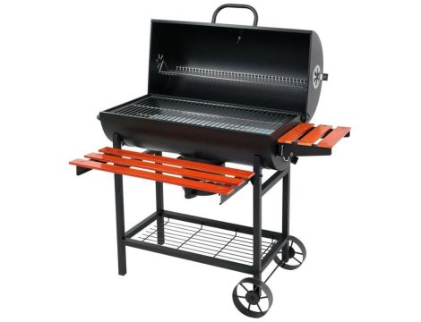 LUND GRILL WĘGLOWY Z POKRYWĄ RUSZT 71 x 34,5cm