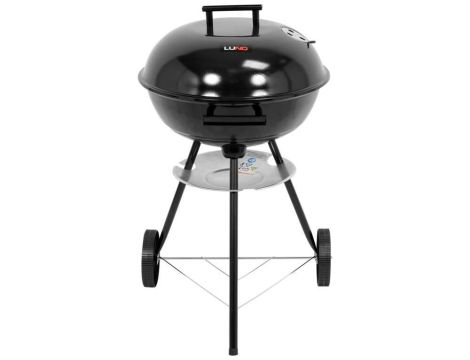 LUND GRILL WĘGLOWY OKRĄGŁY Z POKRYWĄ 41cm