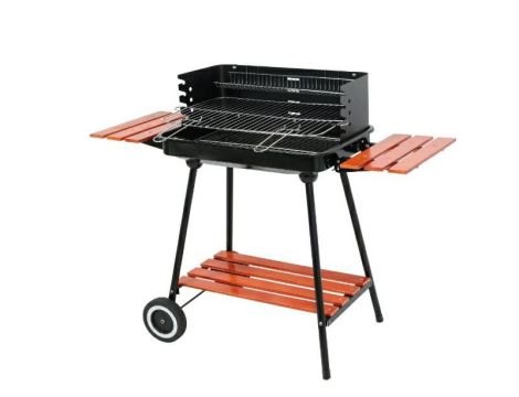 LUND GRILL WĘGLOWY Z PÓŁKAMI RUSZT 53x33cm