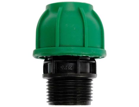 FLO ZŁĄCZKA DO RUR PE GZ 25mm x  1" DO INSTALACJI WODNYCH