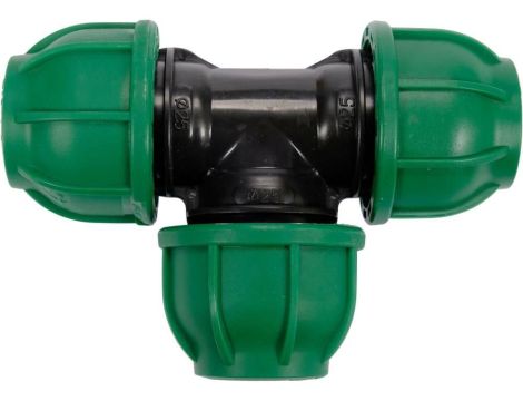 FLO TRÓJNIK DO RUR PE 25mm x 25 mm x 25mm DO INSTALACJI WODNYCH