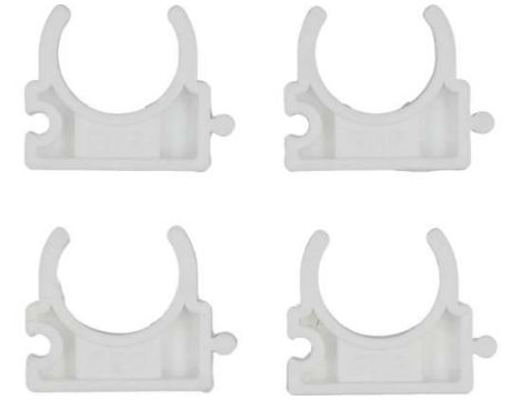 VOREL UCHWYTY DO RUR 20mm 4szt..