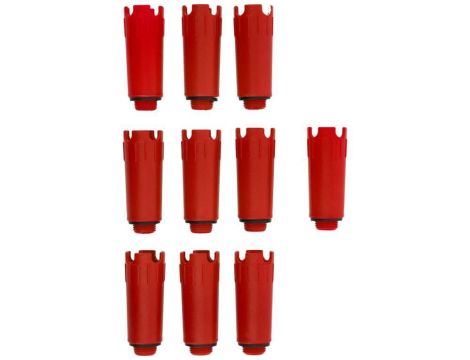 VOREL KORKI HYDRAULICZNE 1/2" CZERWONE 10szt.