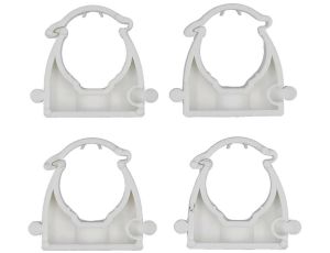 VOREL UCHWYTY ZAMYKANE DO RUR 18mm 4szt..