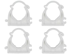 VOREL UCHWYTY ZAMYKANE DO RUR 20mm 4szt..