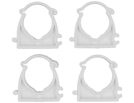 VOREL UCHWYTY ZAMYKANE DO RUR 25mm 4szt..