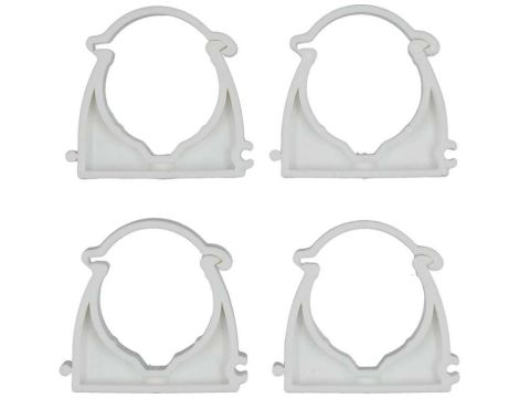 VOREL UCHWYTY ZAMYKANE DO RUR 40mm 4szt..