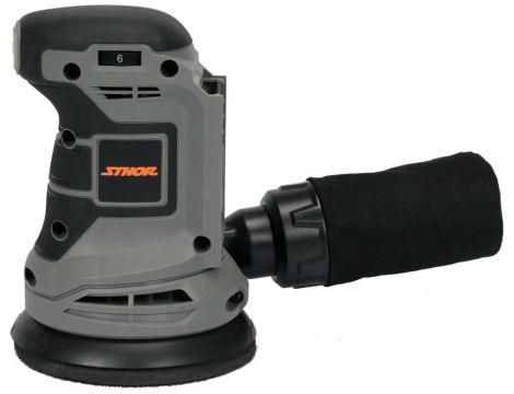 STHOR SZLIFIERKA ORBITALNA 20V 125mm   BEZ AKUMULATORA I ŁADOWARKI