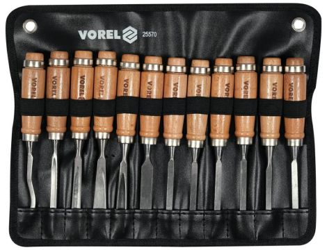 VOREL DŁUTA DO DREWNA kpl. 12szt.