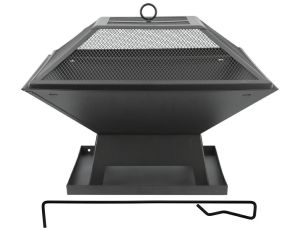 LUND PALENISKO STALOWE Z POKRYWĄ 45 x 45cm