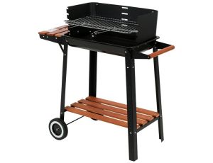 LUND GRILL WĘGLOWY Z PÓŁKĄ, RUSZT 48x26.5cm