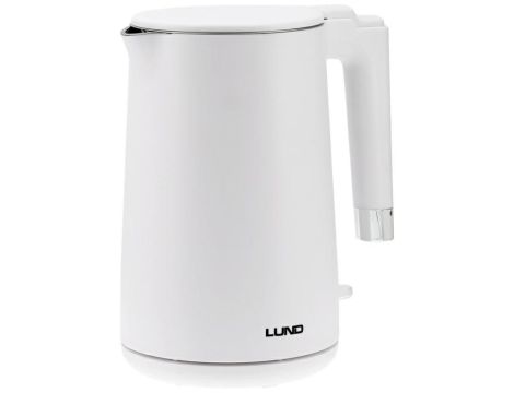 LUND CZAJNIK ELEKTRYCZNY 1,5L BIAŁY   COOL TOUCH