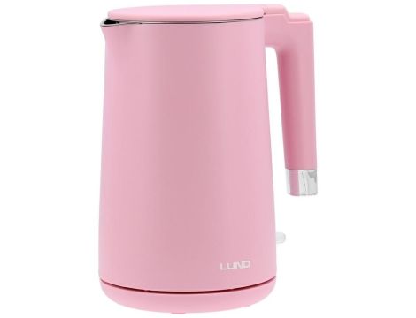 LUND CZAJNIK ELEKTRYCZNY 1,5L RÓŻOWY   COOL TOUCH