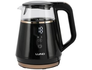 LUND CZAJNIK ELEKTRYCZNY 1L REGULACJA TEMPERATURY CZARNY