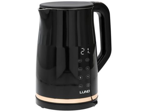 LUND CZAJNIK ELEKTRYCZNY 1,7L REGULACJA TEMPERATURY CZARNY