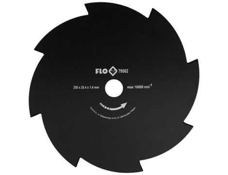 FLO TARCZA TNĄCA 8-ZĘBÓW DO KOSY 250/25,4mm