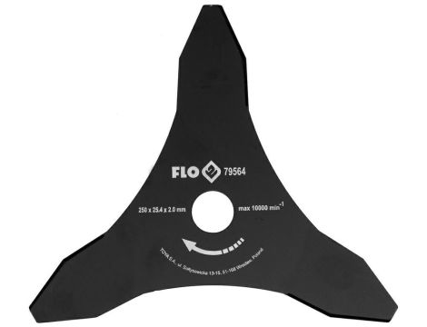 FLO TRÓJZĄB DO KOSY 2mm/250mm/25,4mm