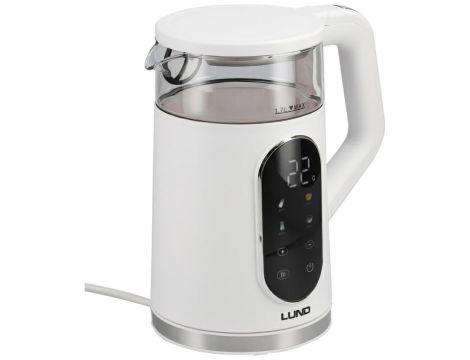 LUND CZAJNIK ELEKTRYCZNY 1,7L, REG.TEMP,BIAŁY